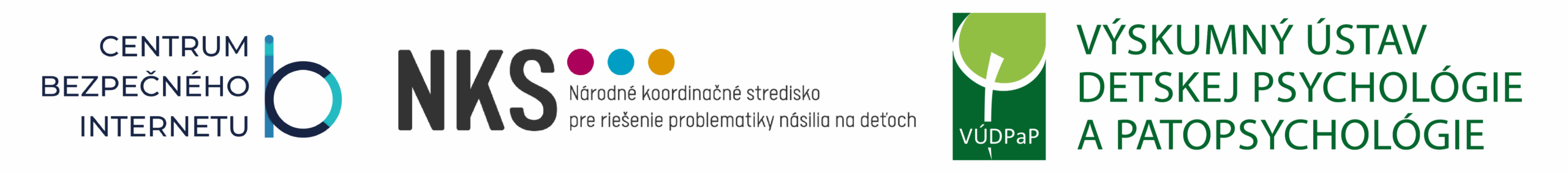 Centrum bezpečného internetu, Národné koordinačné stredisko pre riešenie problematiky násilia na deťoch, Výskumný ústav detskej psychológie a patopsychológie